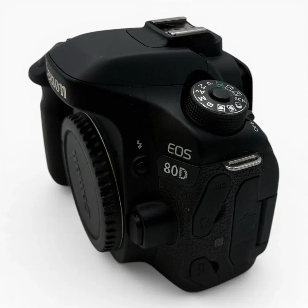 Canon EOS 80D 24.2MP Digital SLR Camera, Battery & Charger Shutter 4093